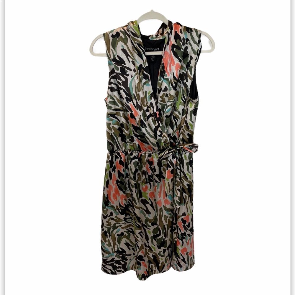 Lane Bryant | Patterned Sleeveless Dress | Size 16